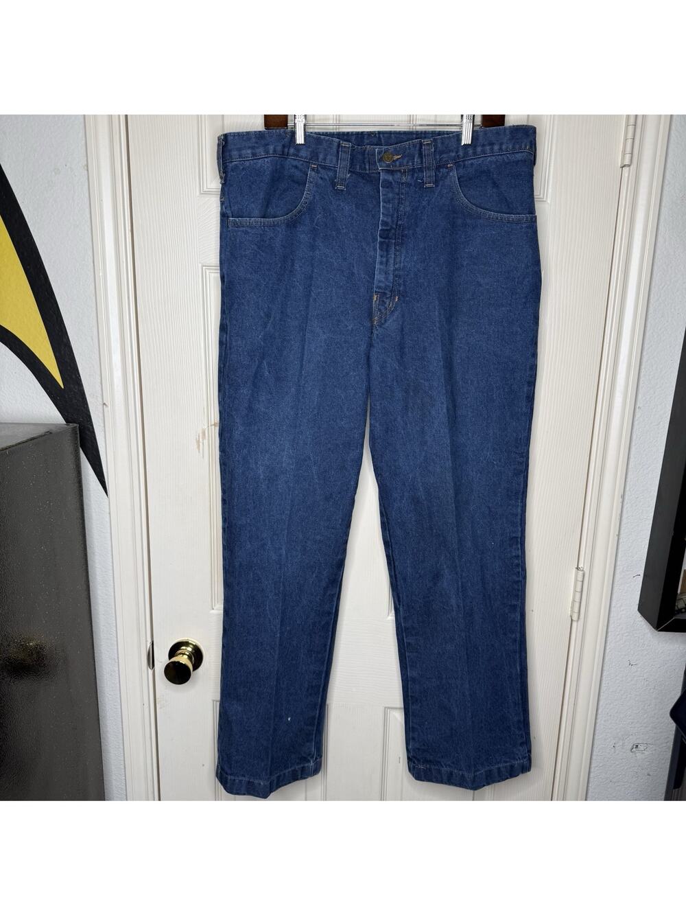 Workrite FR Jeans Mens 36x34 Blue Flame Resistant Workwear Made In USA